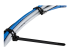 Startech 10"(25cm) Reusable Cable Ties, 1/4"(7mm) wide, 2-1/2"(65mm) Bundle Dia. 50lb(22kg) Tensile Strength, Releasable Nylon Ties, Indoor/Outdoor, 94V-2/UL Listed, 100 Pack, Black - Venstre vinkel