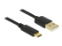 Delock - USB-kabel - 24 pin USB-C (hann) til USB (hann) - Nærbilde